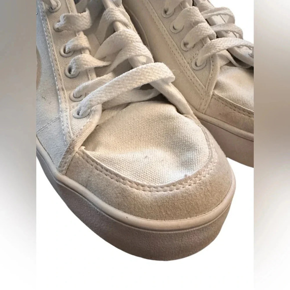 Men’s Puma Smash V2 VULC CV Casual White Canvas Sneakers - Picture 5 of 10